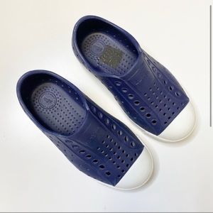 Native Shoes Navy Blue White Jefferson Shoes Size 10